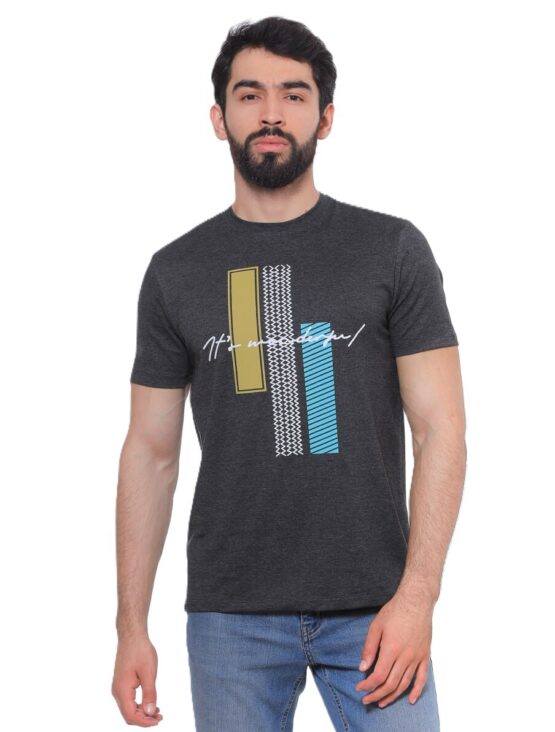 Футболка мужская «Samo» (48-56, M-3XL) лайкра, принт, полиэстер