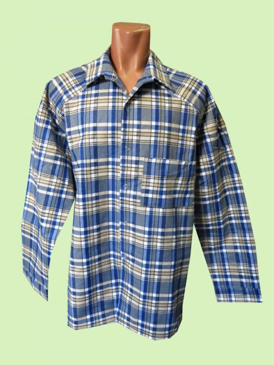 Рубашка мужская фланелевая (39-45)