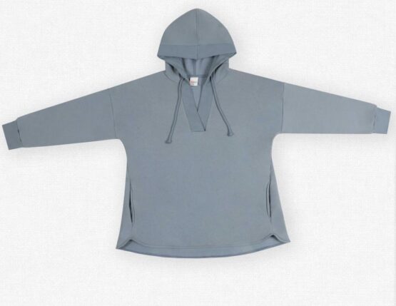 Толстовка женская «Samo» №W1728N (M-3XL) начес, с капюшоном