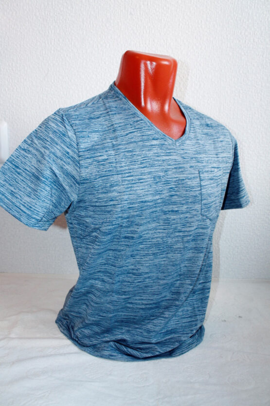 Футболка мужская «Samo» №М5743 (48-56) меланж,  с карманом