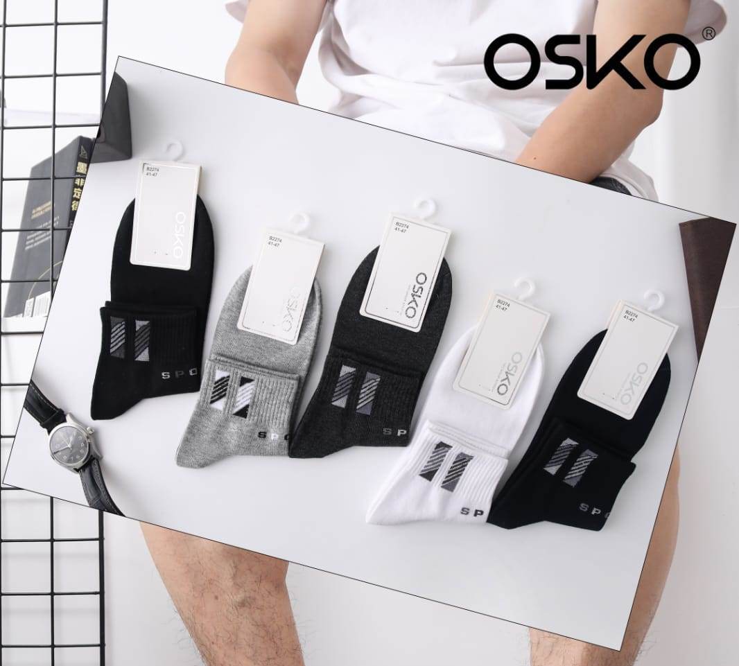 Носки мужские тонкие «Osko» №2277, 2273, 2274 спорт (10 пар)