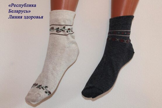 Носки женские тонкие «Беларусь» орнамент (10 пар)