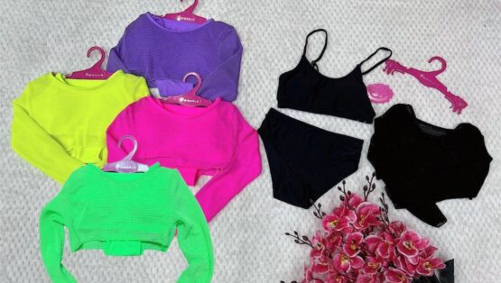 Купальник подростковый раздельный тройка с кофтой №3348 (34-42)