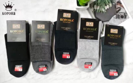 Носки мужские тонкие «Корона» №1072 медик (10 пар)