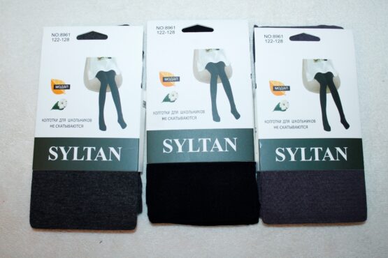 Колготки детские «Syltan» №8961 (122-164) модальные, однотонные