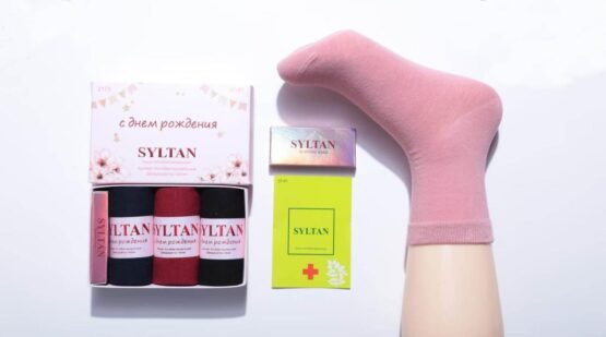 Носки женские тонкие «Syltan» №2185, 2173 (3 пары)