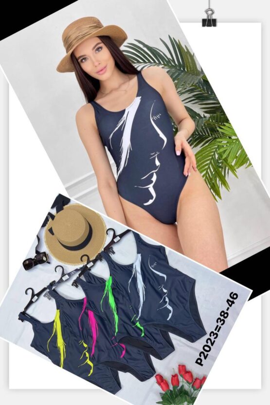 Купальник женский слитный №2023 (38-46)