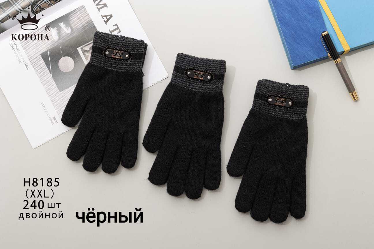 Перчатки мужские «Корона» №Н8185 начес (12 пар)