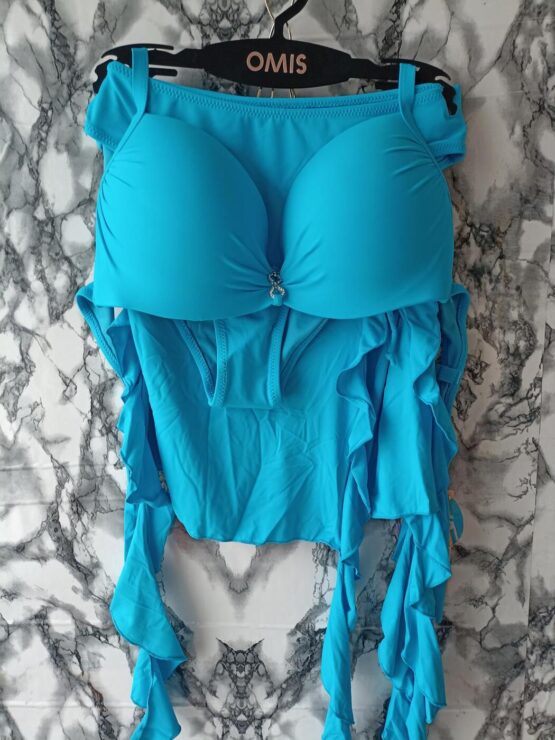 Купальник женский раздельный тройка с кофтой №3120 (38-46)