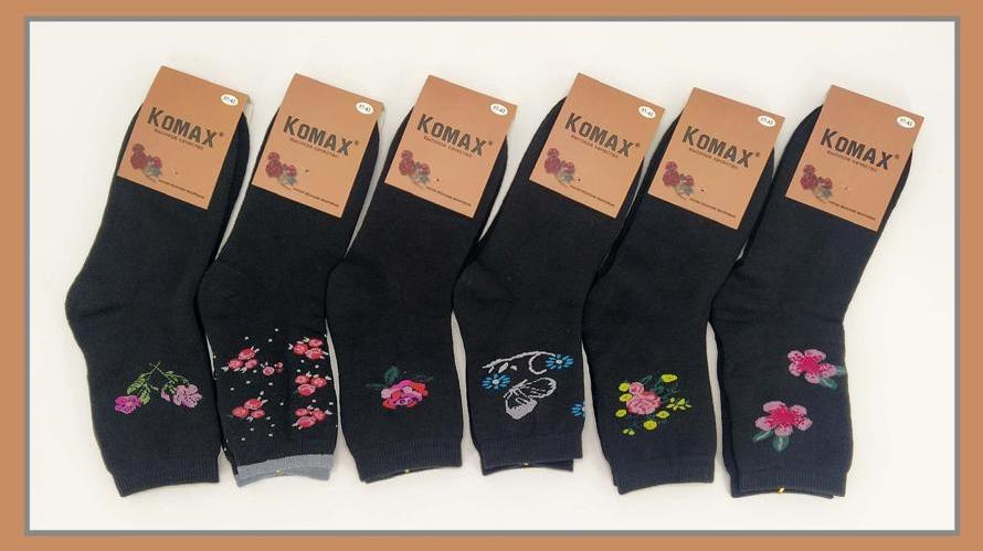Носки женские теплые «Komax» №63 махровые (12 пар)