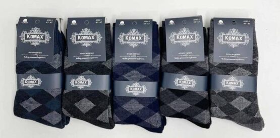 Носки мужские теплые «Komax» №А980-1 шерсть (10 пар)