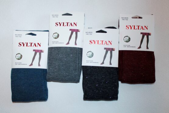 Колготки детские «Syltan» №8935 (104-164) люрекс