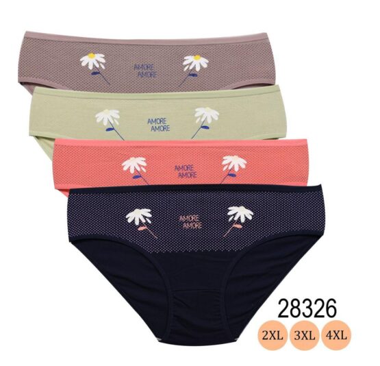 Трусы женские «Nicoletta» №28326 (2XL-4XL)