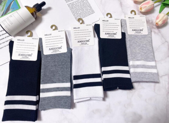 Носки женские тонкие «Amigobs» №1346 высокие (10 пар)