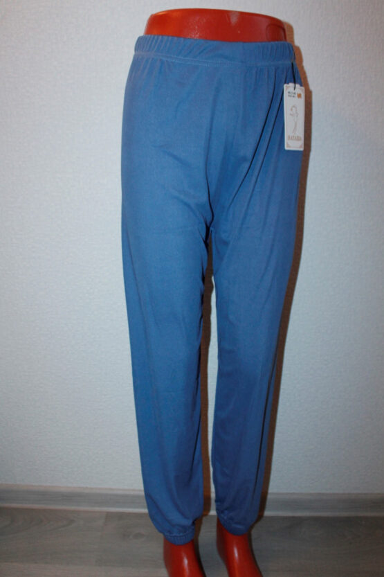 Брюки женские «Наташа» №С48 (S/M-XL/2XL) рубчик, манжет