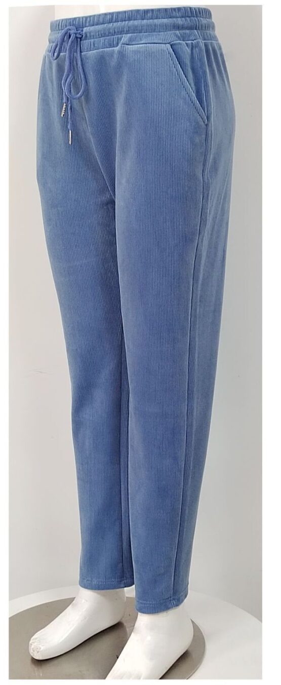 Брюки женские «Наташа» №А6 (S/M-XL/XXL) рубчик, прямые