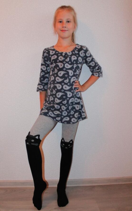 Колготки детские «Роза» №9906 (86-164) кошка