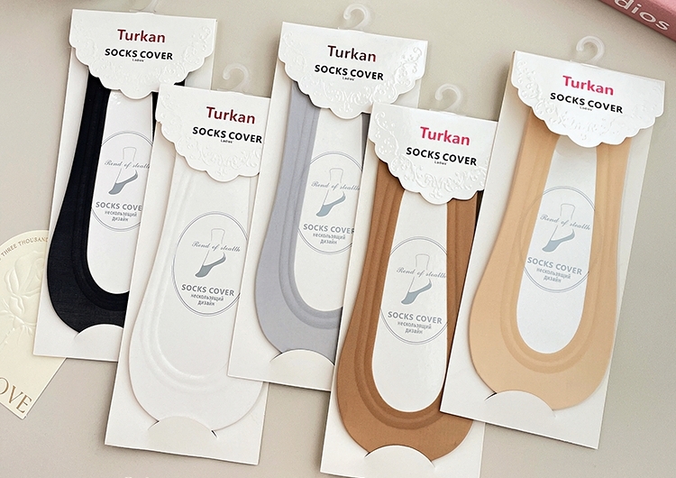 Следки капроновые «Turkan» №615 высокопрочные (12 пар)
