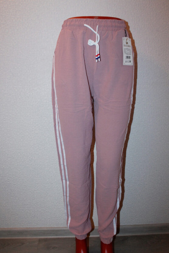 Брюки женские «Наташа» №С34 (S/M-XL/2X) с лампасами