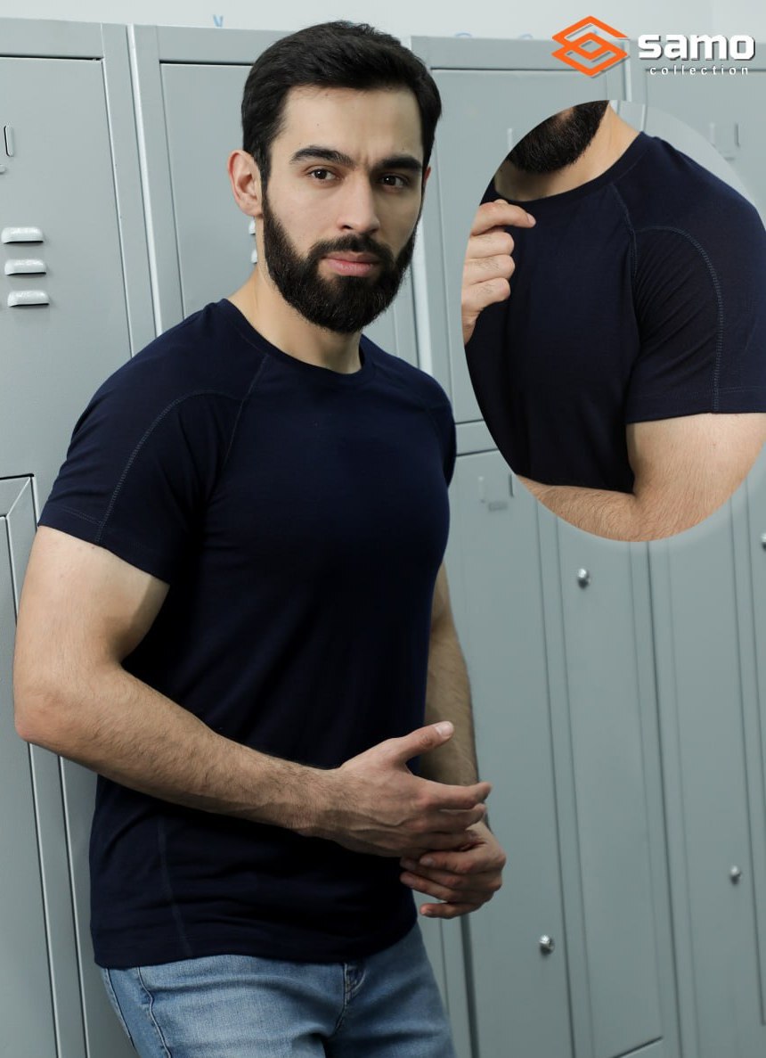 Футболка мужская «Samo» №М55099 (M-3XL) реглан