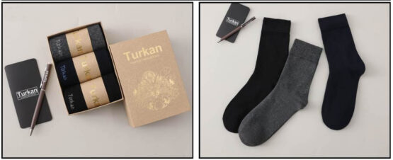 Носки мужские тонкие «Turkan» №587, 585 (3 пары)