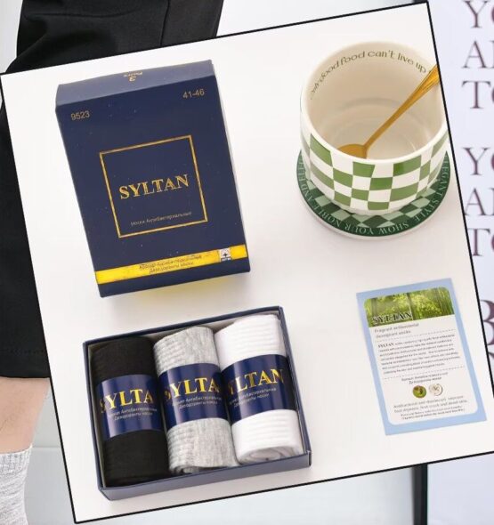 Носки мужские короткие «Syltan» №9523 (3 пары)