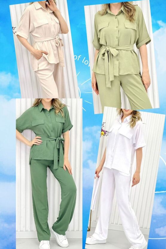 Комплект женский рубашка и брюки (S-XL)