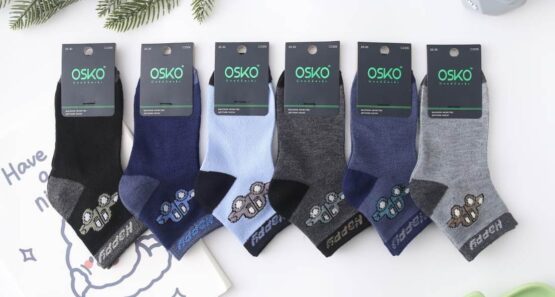 Носки детские тонкие «Osko» №С3309, С3310 (20-25, 25-30, 30-35) (12 пар)