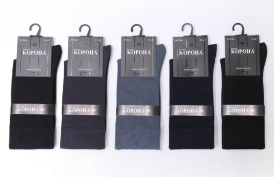 Носки мужские тонкие «Корона» №AY244 (10 пар)