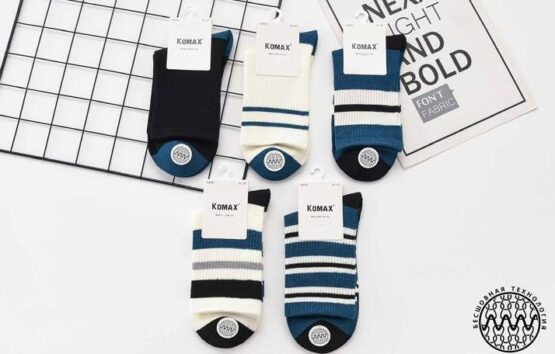 Носки мужские тонкие «Komax» №А4701-2 полоска (10 пар)