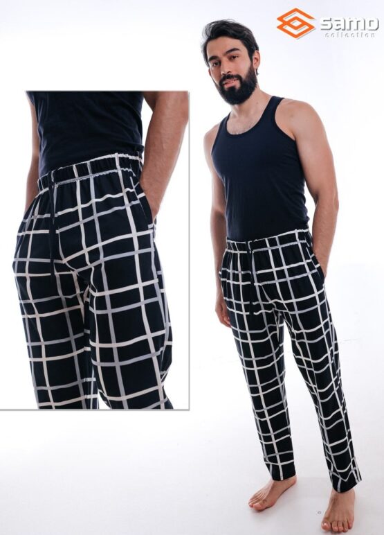 Брюки мужские «Samo» №М8600R (M-3XL) клетка