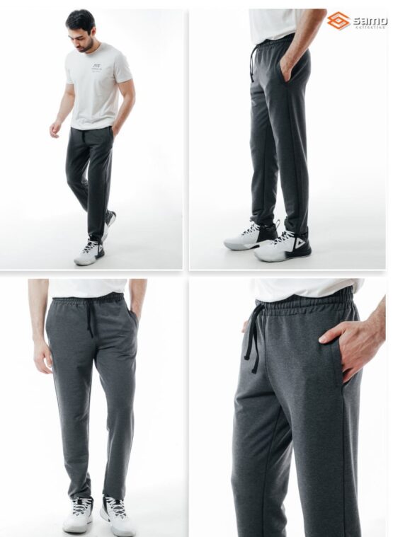 Брюки мужские «Samo» №М8528 (M-3XL, 48-56) 2-нитка, однотонные, прямые