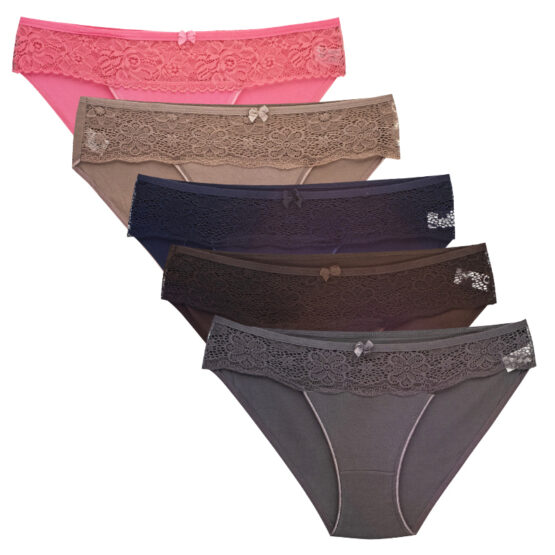 Трусы женские «Nicoletta» №84003 (2XL-4XL) кружево сверху