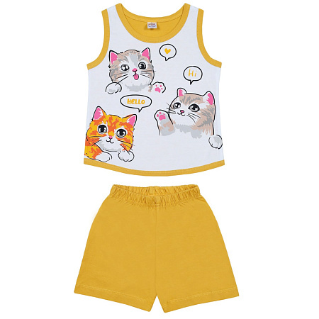 Комплект детский «Bonito» №1317 (1-4 года) майка и шорты на девочку