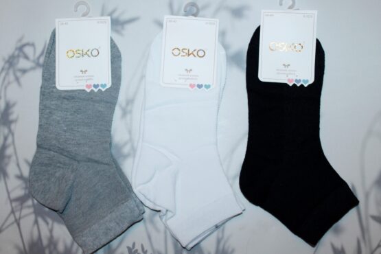 Носки женские тонкие «Osko» №А1629 сетка (12 пар)