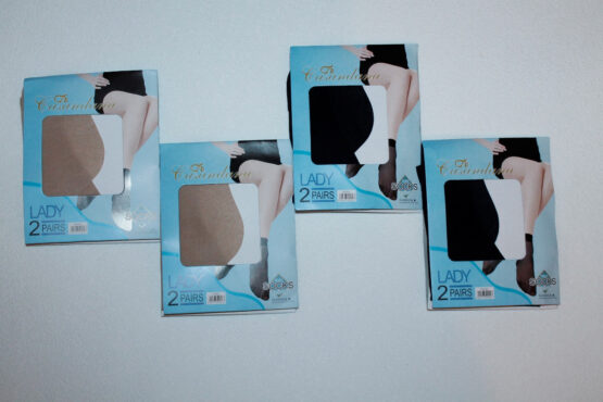 Носки капроновые «Casandana» №200 с пяткой (синяя упаковка) (10 пар)