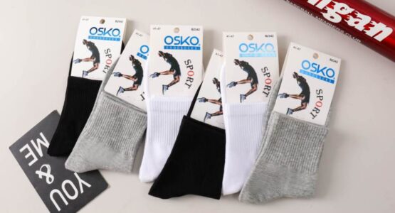 Носки мужские тонкие «Osko» №В2342 спорт (12 пар)