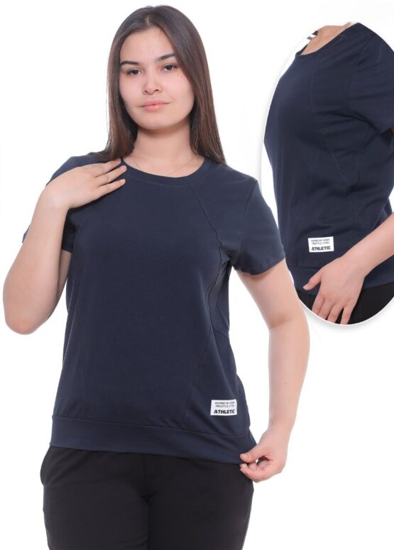 Футболка женская «Samo» №W3861K (48-56) лайкра, принт