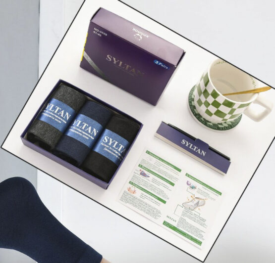 Носки мужские тонкие «Syltan» №9519, 9559 коробка 3 пары