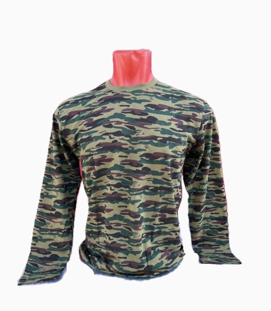 Футболка мужская «Rich» длинный рукав, военная (48-56)