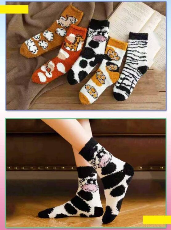 Носки женские теплые «Komax» №666-11 травка (10 пар)