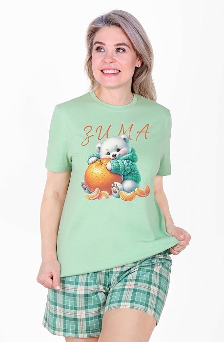 Пижама женская «Лотос. Фея» №П-295 (44-56) мандаринки мишка