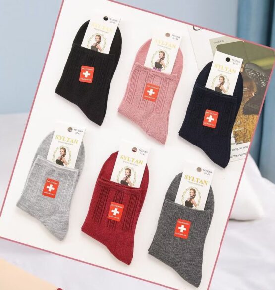 Носки женские тонкие «Syltan» №2269 медик (10 пар)