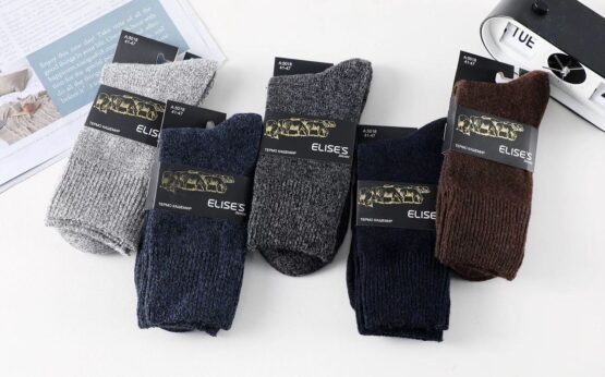 Носки мужские теплые «Elise’s» №5018 кашемир (12 пар)