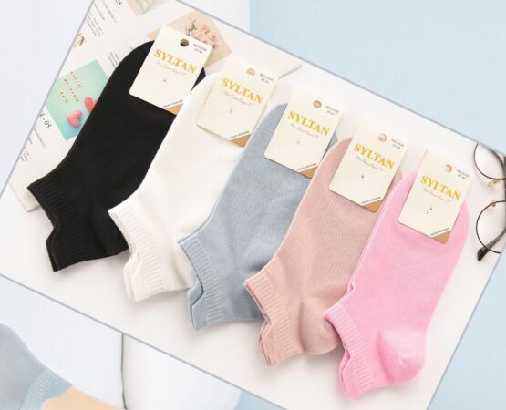 Носки женские короткие «Syltan» №2320 завышенная пятка (10 пар)