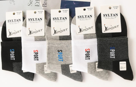 Носки мужские тонкие «Syltan» №9302 спорт (10 пар)