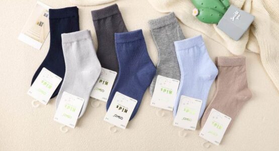 Носки детские тонкие «Osko» №С3367 (3-4, 5-6, 7-8) однотонные (10 пар)