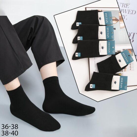 Носки детские тонкие «Syltan» №3655 (36-38, 38-40) однотонные (10 пар)