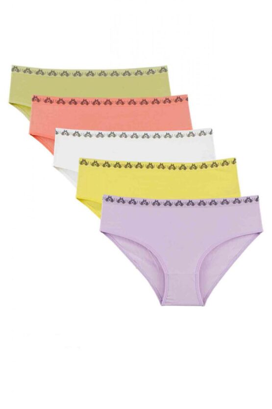 Трусы женские «Nicoletta» №124231 (2XL-4XL) кот на поясе