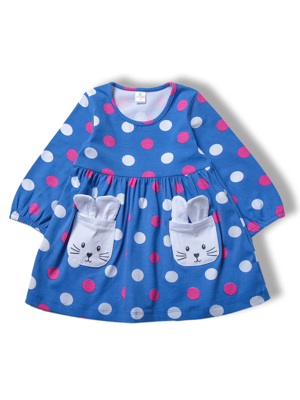 Платье детское «Bonito» №6072 (2-6 лет) горох